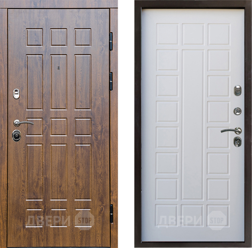 Входная металлическая Дверь Престиж Стандарт Престиж Белое дерево в Дубне