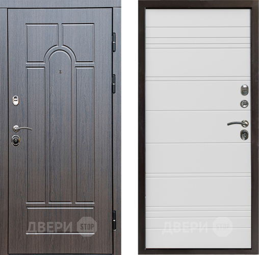 Дверь Престиж Арка Line Белый в Дубне