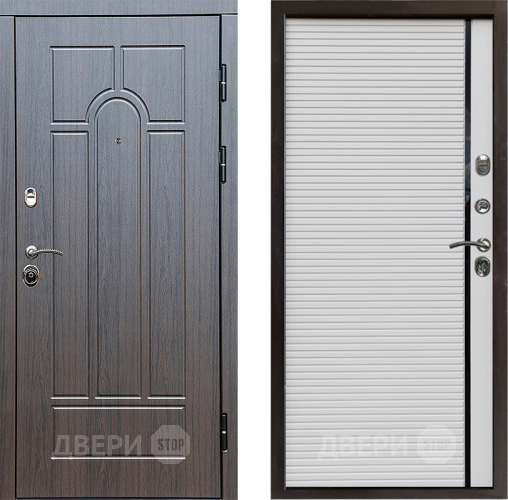 Входная металлическая Дверь Престиж Арка Porte Белый в Дубне