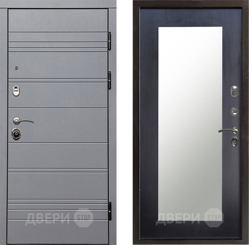 Дверь Престиж Линия Грэй Зеркло Пастораль Венге в Дубне