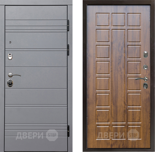 Входная металлическая Дверь Престиж Линия Грэй Престиж Дуб в Дубне