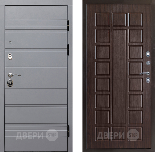 Входная металлическая Дверь Престиж Линия Грэй Престиж Венге в Дубне