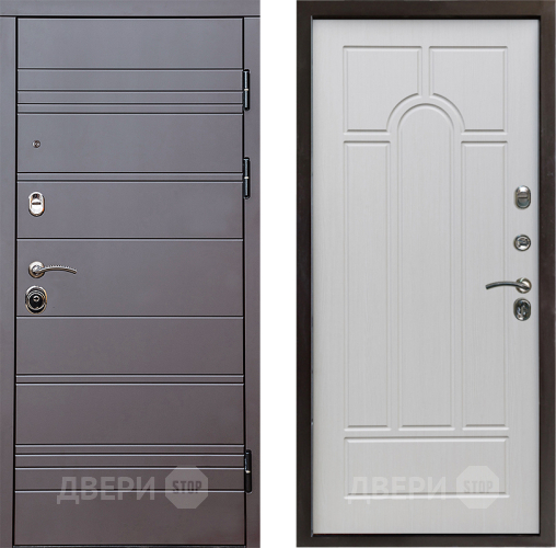 Дверь Престиж Линия Браун Арка Лиственница белая в Дубне