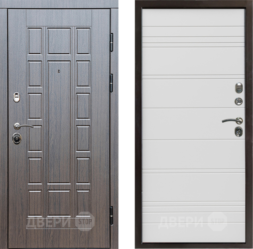 Входная металлическая Дверь Престиж Престиж Line Белый в Дубне