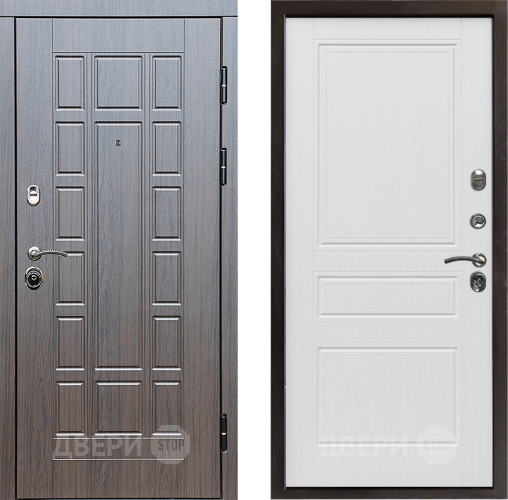 Входная металлическая Дверь Престиж Престиж Классика Белое дерево в Дубне