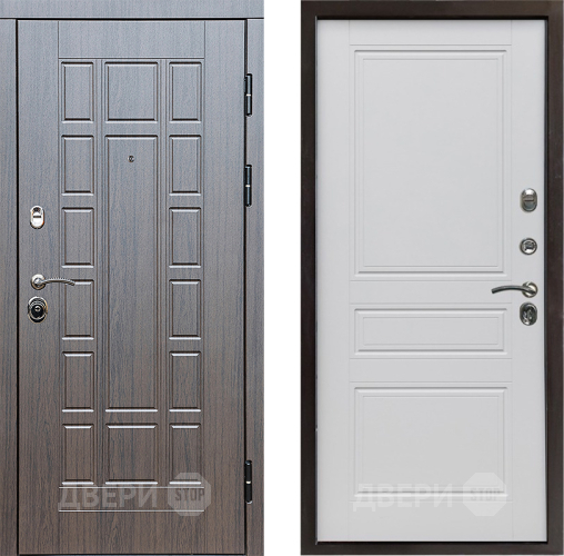 Входная металлическая Дверь Престиж Престиж Классика Белый матовый в Дубне