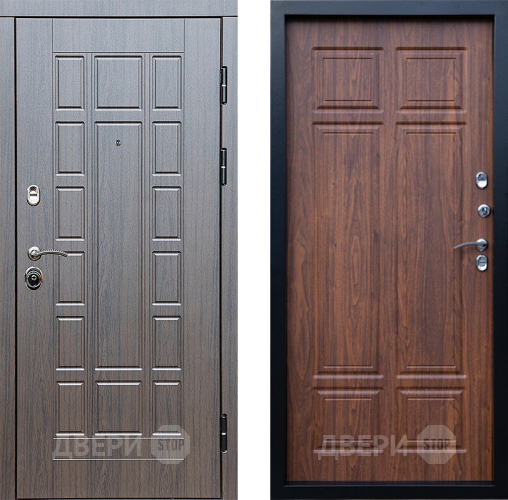 Входная металлическая Дверь Престиж Престиж Премиум Орех темный в Дубне