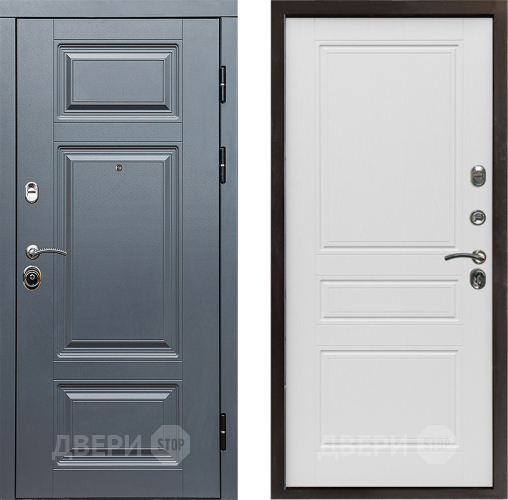 Входная металлическая Дверь Престиж Премиум Классика Лиственница белая в Дубне