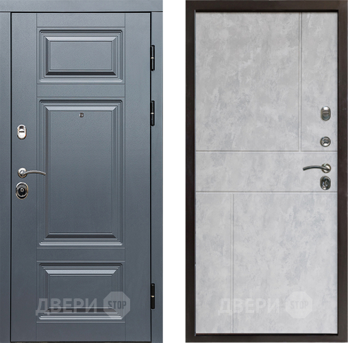 Дверь Престиж Премиум Горизонт Бетон светлый в Дубне