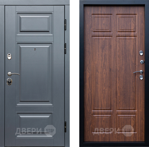 Входная металлическая Дверь Престиж Премиум Премиум Орех темный в Дубне
