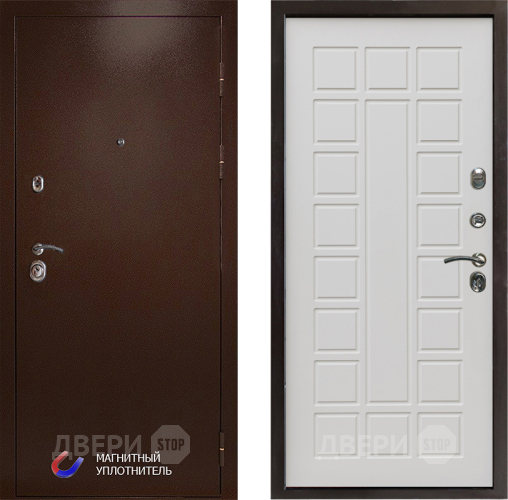 Входная металлическая Дверь Престиж Медь Престиж Бежевый мат в Дубне