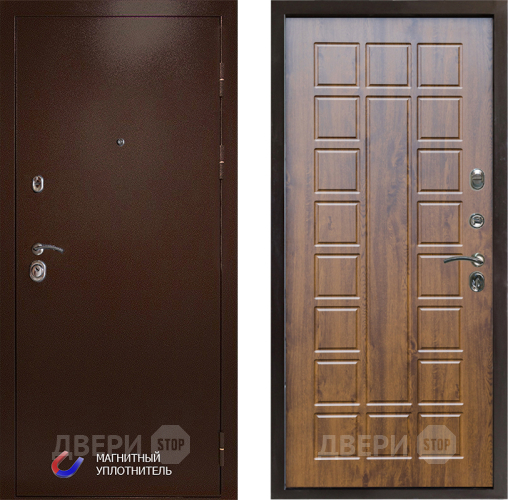 Входная металлическая Дверь Престиж Медь Престиж Дуб в Дубне