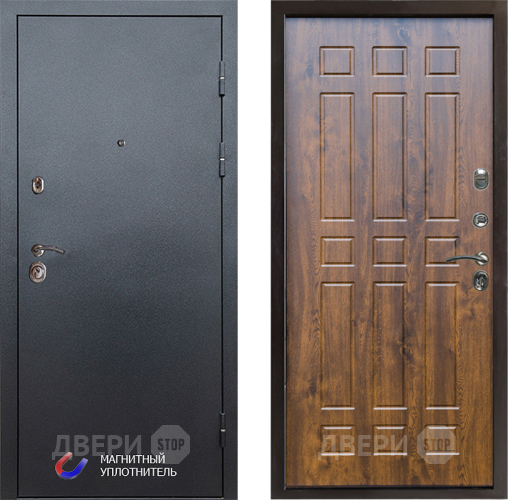 Входная металлическая Дверь Престиж Графит Спарта Дуб в Дубне
