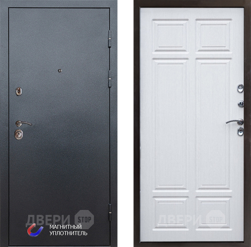 Входная металлическая Дверь Престиж Графит Премиум Лиственница белая в Дубне