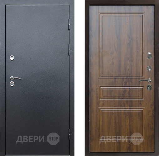 Дверь Престиж TERMO с терморазрывом Снегирь Серебро Классика Дуб в Дубне