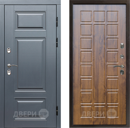 Дверь Престиж TERMO с терморазрывом Премиум Грэй Престиж Дуб в Дубне