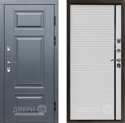 Дверь Престиж TERMO с терморазрывом Премиум Грэй Porte Белый в Дубне