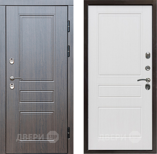 Входная металлическая Дверь Престиж TERMO с терморазрывом Классика Классика Белое дерево в Дубне