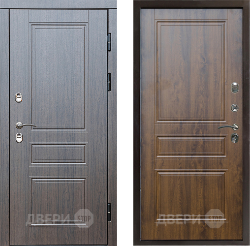 Входная металлическая Дверь Престиж TERMO с терморазрывом Классика Классика Дуб в Дубне