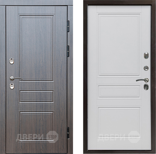 Входная металлическая Дверь Престиж TERMO с терморазрывом Классика Классика Белый матовый в Дубне