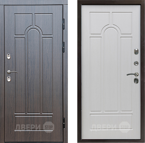 Дверь Престиж TERMO с терморазрывом Арка Арка Лиственница белая в Дубне