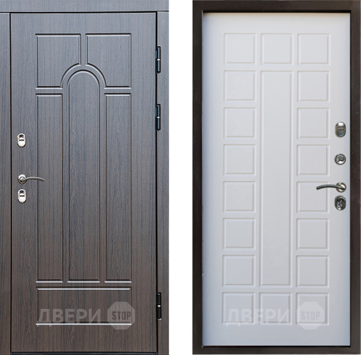 Входная металлическая Дверь Престиж TERMO с терморазрывом Арка Престиж Белое дерево в Дубне