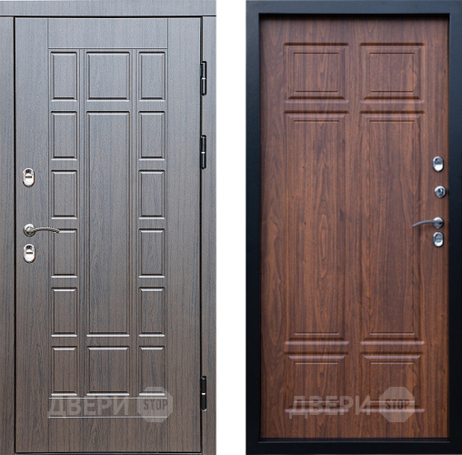 Дверь Престиж TERMO с терморазрывом Престиж Премиум Орех темный в Дубне