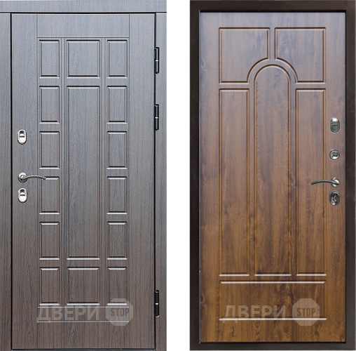 Входная металлическая Дверь Престиж TERMO с терморазрывом Престиж Арка Дуб в Дубне