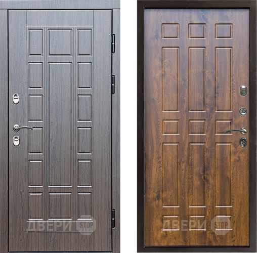 Входная металлическая Дверь Престиж TERMO с терморазрывом Престиж Спарта Дуб в Дубне