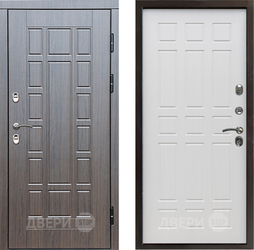 Входная металлическая Дверь Престиж TERMO с терморазрывом Престиж Спарта Лиственница белая в Дубне