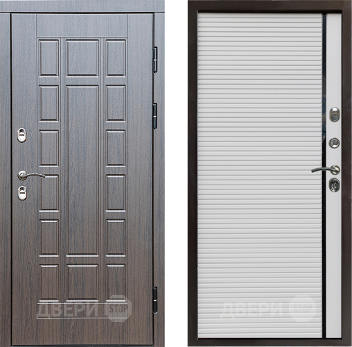 Входная металлическая Дверь Престиж TERMO с терморазрывом Престиж Porte Белый в Дубне