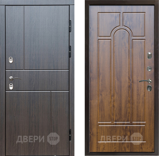 Входная металлическая Дверь Престиж TERMO с терморазрывом Горизонт Венге Арка Дуб в Дубне