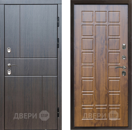 Входная металлическая Дверь Престиж TERMO с терморазрывом Горизонт Венге Престиж Дуб в Дубне