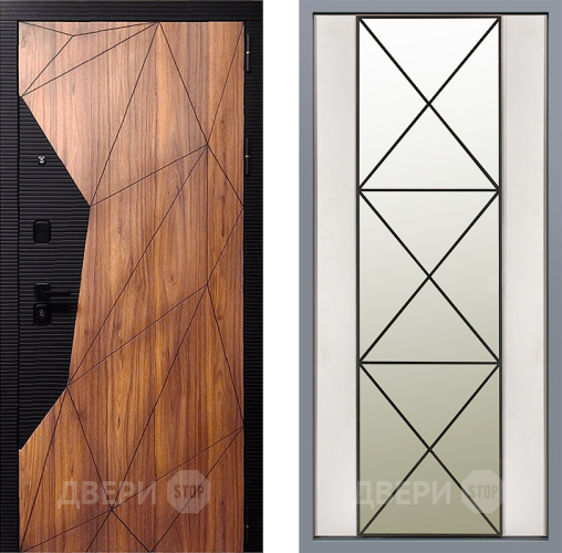 Дверь Заводские двери Морра Зеркало Перфекто Структурное дерево в Дубне