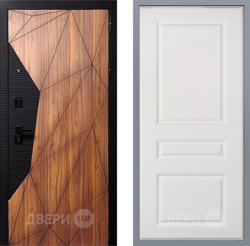 Дверь Заводские двери Морра Стокгольм Белый софт в Дубне