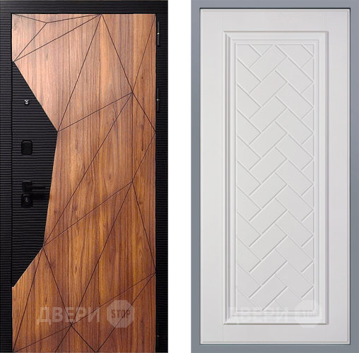 Дверь Заводские двери Морра Упра Белый софт в Дубне