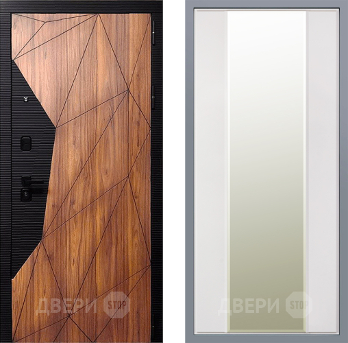 Дверь Заводские двери Морра Зеркало Макси Белый матовый в Дубне