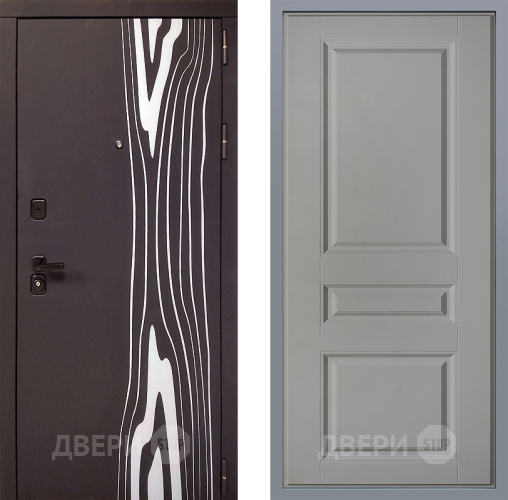 Дверь Заводские двери Леванте Стокгольм Грей софт в Дубне