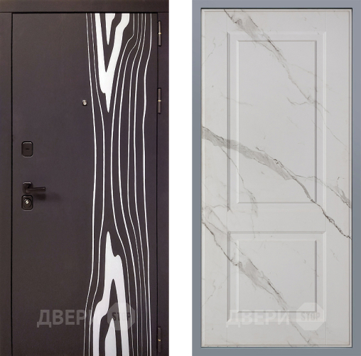 Дверь Заводские двери Леванте Доррен Мрамор белый в Дубне