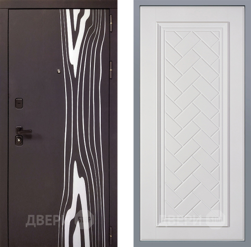 Дверь Заводские двери Леванте Упра Белый софт в Дубне