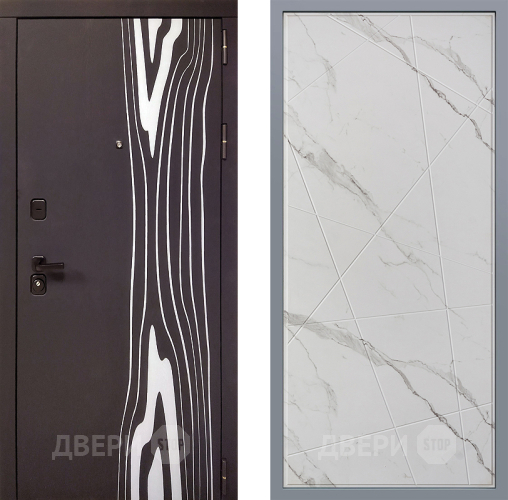 Дверь Заводские двери Леванте Флитта Мрамор белый в Дубне