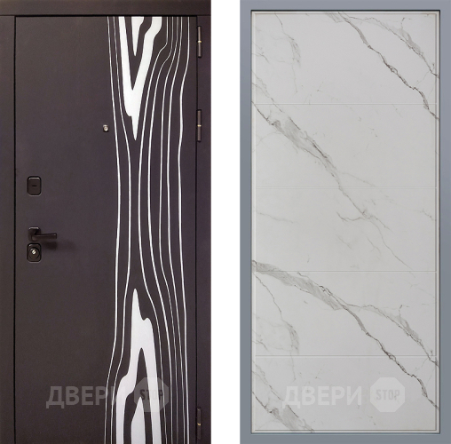 Дверь Заводские двери Леванте Тривия Мрамор белый в Дубне