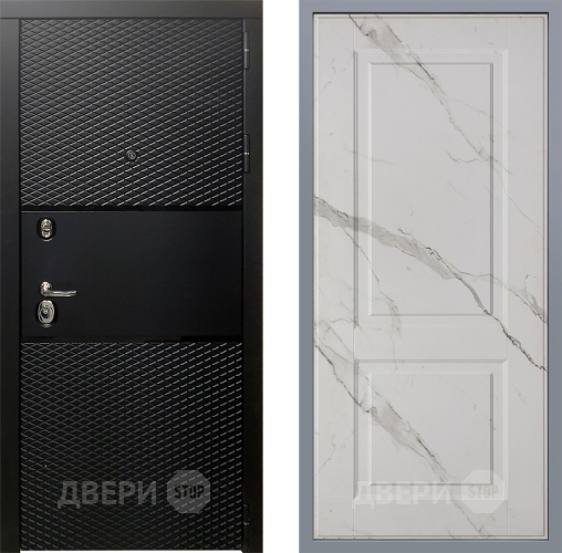 Дверь Заводские двери Тефлон Доррен Мрамор белый в Дубне