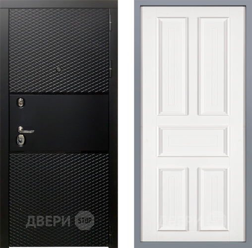 Дверь Заводские двери Тефлон Уругвай Белый софт в Дубне