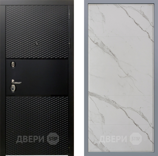 Дверь Заводские двери Тефлон Тривия Мрамор белый в Дубне