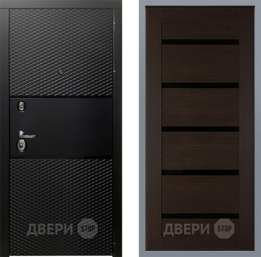 Дверь Заводские двери Тефлон СБ-1 орех тисненый в Дубне