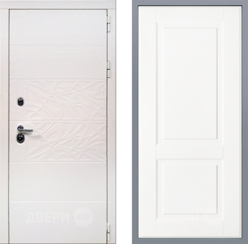 Дверь Заводские двери Дэко Вайт Доррен Белый софт в Дубне