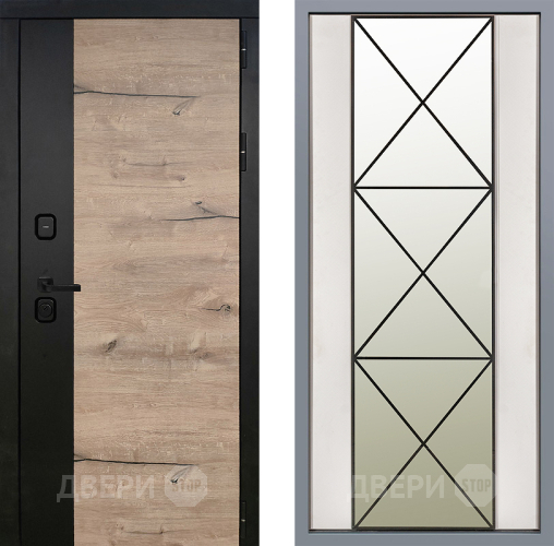 Дверь Заводские двери Ларте Зеркало Перфекто Структурное дерево в Дубне