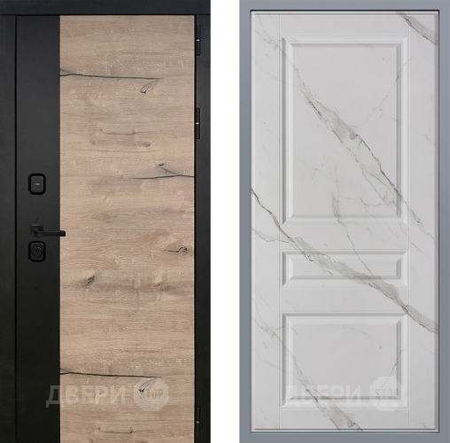 Дверь Заводские двери Ларте Стокгольм Мрамор белый в Дубне