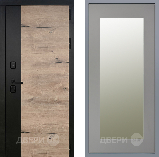 Дверь Заводские двери Ларте Зеркало Модерн Грей софт в Дубне